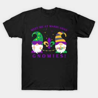 Mardi Gras Gnomes Meet Me at Mardi Gras Gnomies T-Shirt